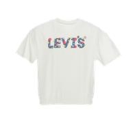 T-Shirt LEVI'S KIDS, Mädchen, Gr. 6 (116), sugar swizzle, Jersey, Obermaterial: 100% Baumwolle, bedruckt, Rundhals, Shirts T-Shirt, mit elastischem Bund, for GIRLS (64190229-6) sugar swizzle