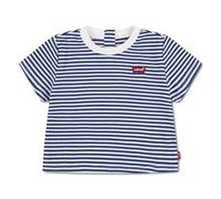 T-Shirt LEVI'S KIDS "MINI BATWING", Jungen, Gr. 18M (86), true navy, Jersey, Obermaterial: 60% Baumwolle, 40% Polyester, gestreift, regular fit normal, Rundhals, gerader Abschluss, Shirts T-Shirt, mit