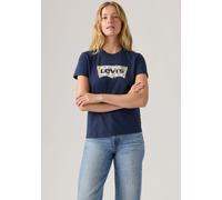 T-Shirt LEVI'S "LSE THE PERFECT TEE", Damen, Gr. M (38), deirdre floral bw fi, Jersey, Obermaterial: 100% Baumwolle, figurumspielend hüftlang, Rundhals, Shirts T-Shirt (69323320-M) deirdre floral bw f