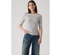 T-Shirt LEVI'S "LUCA SLIM TEE", Damen, Gr. M (38), annalise stripe peac, Jersey, Obermaterial: 96% Baumwolle, 4% Elasthan, slim fit hüftlang, Rundhals, Shirts T-Shirt, Slim Fit (29842406-M)