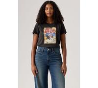 T-Shirt LEVI'S "LV T-Shirt THE PERFECT TEE NEUTRALS", Damen, Gr. XS (34), t western archival w, Jersey, Obermaterial: 100% Baumwolle, bedruckt, normal hüftlang, Rundhals, Shirts T-Shirt (38279257-XS)