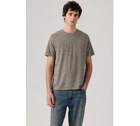 T-Shirt LEVI'S "ORIGINAL HM TEE", Herren, Gr. M, triblend jersey quie, Jersey, Obermaterial: 50% Polyester, 37% Baumwolle, 13% Viskose, normal hüftbedeckend, Rundhals, Rippbündchen, Shirts T-Shirt, mi