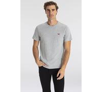 Levi's T-Shirt Original HM Tee Hellgrau Heather Baumwolle Regular Fit Gr. S