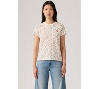 T-Shirt LEVI'S "PERFECT TEE", Damen, Gr. M (38), lexi tossed floral e, Single Jersey, Obermaterial: 100% Baumwolle, regular fit normal, Rundhals, Shirts T-Shirt, mit All-Over Print (48166706-M) lexi t