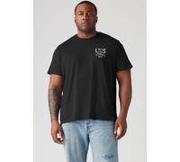 T-Shirt LEVI'S PLUS "LV T-Shirt LSE_BIG", Damen, Gr. XXL (64/66), schwarz, Jersey, Obermaterial: 100% Baumwolle, bequem hüftbedeckend, Rundhals, Shirts T-Shirt, in bequemer Passform (27752340-XXL) sch