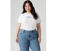 Levi's Women's Perfect Tee T-Shirt, PL Serif EMB Bright, XX-Large Plus