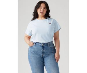 T-Shirt LEVI'S PLUS "THE PERFECT TEE", Damen, Gr. 4XL (58/60), skyway, Jersey, Obermaterial: 100% Baumwolle, figurumspielend normal, Rundhals, Shirts T-Shirt, Figur umspielend (31184117-4XL) skyway