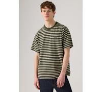 T-Shirt LEVI'S "RED TAB VINTAGE TEE", Herren, Gr. XL, whitaker stripe duff, Jersey, Obermaterial: 100% Baumwolle, Rundhals, Shirts T-Shirt (83404931-XL) whitaker stripe duff