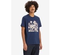T-Shirt LEVI'S "RELAXED FIT TEE", Damen, Gr. S, blau (ssnl hl logo p, p tie), Jersey, Obermaterial: 100% Baumwolle, bedruckt, relaxed fit, Rundhals, Shirts T-Shirt (68257714-S) ssnl hl logo p, p tie