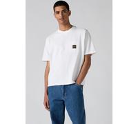 T-Shirt LEVI'S "SS WORKWEAR PKT TEE", Herren, Gr. M, weiß (hellweiß), Jersey, Obermaterial: 100% Baumwolle, unifarben, normal hüftbedeckend, Rundhals, Shirts T-Shirt, mit Brusttasche (84707926-M) hell