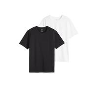T-Shirt LEVI'S "T-Shirt Icon Tee 2er Pack", Herren, Gr. XL, bunt (weiß, schwarz), Obermaterial: 100% Baumwolle CO., Shirts T-Shirt (38913754-XL) weiß, schwarz