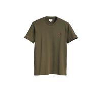 T-Shirt LEVI'S "T-Shirt Original Housemark Tee 1er Pack", Damen, Gr. L, grün (oliv), Obermaterial: 100% Baumwolle CO., Shirts T-Shirt (36382162-L) oliv