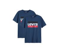 Levi's T-Shirt 2er Pack Herren blau, M
