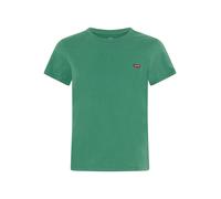 T-Shirt LEVI'S "TEE Minilogo", Damen, Gr. L (40), pine grün, Jersey, Obermaterial: 100% Baumwolle, unifarben, figurbetont hüftlang, Rundhals, gerader Abschluss, Shirts T-Shirt, mit kleiner Logosticker