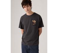 T-Shirt LEVI'S "VINTAGE FIT GRAPHIC TEE", Herren, Gr. XL, grau (horseshoe bison phan), Jersey, Obermaterial: 100% Baumwolle, regular fit Po-bedeckend, Rundhals, Shirts T-Shirt, mit Logo Print (2285323