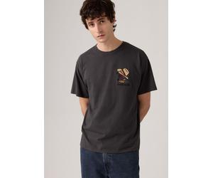 T-Shirt LEVI'S "VINTAGE FIT GRAPHIC TEE", Jungen, Gr. XL, horseshoe bison phan, Jersey, Obermaterial: 100% Baumwolle, regular fit Po-bedeckend, Rundhals, Shirts T-Shirt, mit Logo Print (22853233-XL) h