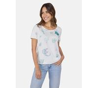 T-Shirt LIEBLINGSSTÜCK "CeliceL", Damen, Gr. L, 110, sanftes weiß, 100% Baumwolle, normal, Rundhals, Shirts T-Shirt, aus 100% Baumwolle (40101760-L) 110, sanftes weiß