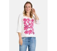 T-Shirt LIEBLINGSSTÜCK "CiadiceL", Damen, Gr. L, 845, raspberry, 95% Baumwolle, 5% Elasthan, normal, U-Boot-Ausschnitt, Shirts T-Shirt, mit Baumwoll-Anteil (48918935-L) 845, raspberry