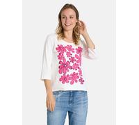T-Shirt LIEBLINGSSTÜCK "CiadiceL", Damen, Gr. XS, 845, raspberry, 95% Baumwolle, 5% Elasthan, normal, U-Boot-Ausschnitt, Shirts T-Shirt (48918935-XS) 845, raspberry