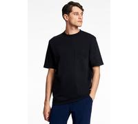 Lindbergh Oversize Fit T-Shirt Rundhals dunkelblau, Einfarbig
