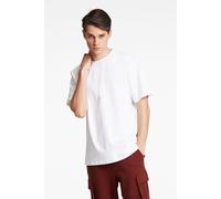 T-Shirt LINDBERGH, Jungen, Gr. S, weiß, Jersey, Obermaterial: 100% Baumwolle, unifarben, regular fit hüftbedeckend, Rundhals, Shirts T-Shirt, mit Rundhalsausschnitt (76738054-S) weiß