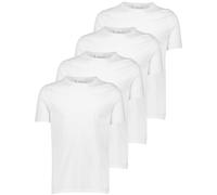 T-Shirt LINDBERGH "Lindbergh T-shirt", Damen, Gr. S, weiß, Obermaterial: 100% Baumwolle, lässig geschnitten, Rundhals, Shirts T-Shirt (77445107-S) weiß