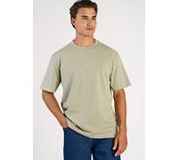 T-Shirt LINDBERGH "T-Shirt Oversize Fit", Damen, Gr. L, dusty olive, Obermaterial: 100% Baumwolle, unifarben, oversize, Rundhals, Shirts T-Shirt (20550934-L) dusty olive