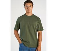 T-Shirt LINDBERGH "T-Shirt Oversize Fit", Damen, Gr. S, army, Obermaterial: 100% Baumwolle, unifarben, oversize, Rundhals, Shirts T-Shirt (67627927-S) army