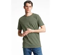 T-Shirt LINDBERGH "T-Shirt Relaxed Fit", Herren, Gr. L, dusty army mix, Obermaterial: 60% Baumwolle, 40% Polyester, lässig geschnitten, Rundhals, Shirts T-Shirt (14970445-L) dusty army mix
