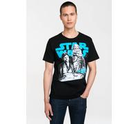 T-Shirt LOGOSHIRT "A Star Wars Story Han Solo & Chewbacca", Herren, Gr. S, schwarz, 100% Baumwolle, bedruckt, normal, Rundhals, Shirts T-Shirt, mit auffälligem Print (93629127-S) schwarz