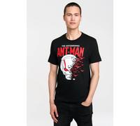 T-Shirt LOGOSHIRT "Ant-Man - Marvel Comics", Damen, Gr. L, schwarz, 100% Baumwolle, bedruckt, normal, Rundhals, Shirts T-Shirt, mit großem Print (41771822-L) schwarz
