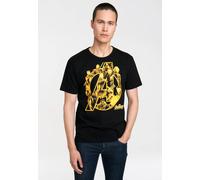 T-Shirt LOGOSHIRT "Avengers Infinity War", Jungen, Gr. XS, schwarz, 100% Baumwolle, bedruckt, normal, Rundhals, Shirts T-Shirt, mit Front-Print (14080333-XS) schwarz