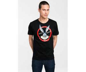 T-Shirt LOGOSHIRT "Bugs Bunny Made In NYC", Herren, Gr. XL, bunt (schwarz, mehrfarbig), 100% Baumwolle, bedruckt, normal, Rundhals, Shirts T-Shirt, mit tollem Bugs Bunny-Print (86032052-XL) schwarz, m