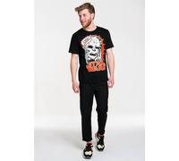 T-Shirt LOGOSHIRT "Chewbacca - Krieg der Sterne", Herren, Gr. XXL, schwarz, 100% Baumwolle, mehrfarbig, normal, Rundhals, Shirts T-Shirt, mit Star Wars-Frontdruck (57819436-XXL) schwarz