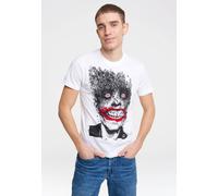 TRAKTOR® Batman I Joker I Bats | T-Shirt Print | Damen & Herren | kurzärmlig | Weiss | Lizenziertes Originaldesign | Größe L