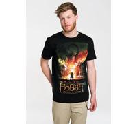 T-Shirt LOGOSHIRT "Der Hobbit: Die Schlacht der Fünf Heere", Damen, Gr. XS, schwarz, 100% Baumwolle, bedruckt, normal, Rundhals, Shirts T-Shirt, mit tollem Film-Motiv (94913336-XS) schwarz