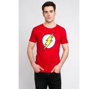 T-Shirt LOGOSHIRT "Flash", Herren, Gr. L, rot, 100% Baumwolle, bedruckt, normal, Rundhals, Shirts T-Shirt, mit Retro-Print (27349909-L) rot