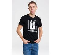 T-Shirt LOGOSHIRT "GAME OVER", Damen, Gr. S, schwarz, 100% Baumwolle, bedruckt, normal, Rundhals, Shirts T-Shirt, mit lustigem Print (53798651-S) schwarz