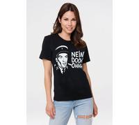T-Shirt LOGOSHIRT "Gendarm von St.-Tropez - Nein Doch Ohhh", Damen, Gr. M, schwarz, 100% Baumwolle, bedruckt, normal, Rundhals, Shirts T-Shirt, mit coolem Print (95688402-M) schwarz