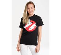 T-Shirt LOGOSHIRT "Ghostbusters Logo", Damen, Gr. XXL, schwarz, 100% Baumwolle, bedruckt, normal, Rundhals, Shirts T-Shirt, mit lizenziertem Print (87829209-XXL) schwarz
