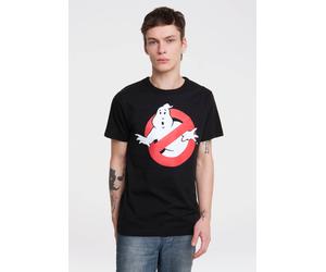 T-Shirt LOGOSHIRT "Ghostbusters No Ghost", Herren, Gr. XL, bunt (schwarz, mehrfarbig), 100% Baumwolle, bedruckt, normal, Rundhals, Shirts T-Shirt, mit kultigem Print (94295205-XL) schwarz, mehrfarbig
