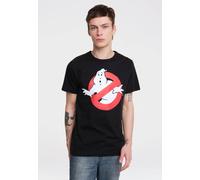T-Shirt LOGOSHIRT "Ghostbusters No Ghost", Jungen, Gr. L, bunt (schwarz, mehrfarbig), 100% Baumwolle, bedruckt, normal, Rundhals, Shirts T-Shirt, mit kultigem Print (94295205-L) schwarz, mehrfarbig