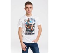 LOGOSH!RT LOGOSHIRT - Marvel Guardians of the Galaxy - Rocket Raccoon - T-Shirt Weiß S