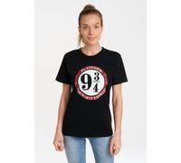 T-Shirt LOGOSHIRT "Harry Potter - Hogwarts Express", Damen, Gr. 3XL, schwarz, 100% Baumwolle, bedruckt, normal, Rundhals, Shirts T-Shirt, mit lizenziertem Print (44926923-XXXL) schwarz