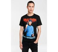 T-Shirt LOGOSHIRT "I\\\m A Doctor Not A Bricklayer Doktor McCoy", Jungen, Gr. XXL, schwarz, 100% Baumwolle, bedruckt, normal, Rundhals, Shirts T-Shirt, mit hochwertigem Siebdruck (59868726-XXL) schwar