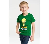 T-Shirt LOGOSHIRT "Looney Tunes - Tweety", Mädchen, Gr. 158/164, grün, 100% Baumwolle, bedruckt, normal, Rundhals, Shirts T-Shirt, mit niedlichem Print (23107963-158) grün