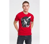 T-Shirt LOGOSHIRT "Mad - Spy vs Spy - Club", Damen, Gr. M, rot, 100% Baumwolle, bedruckt, normal, Rundhals, Shirts T-Shirt, mit Spy vs Spy-Print (63189745-M) rot