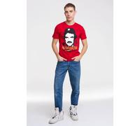 T-Shirt LOGOSHIRT "MAGNUM", Herren, Gr. L, rot, 100% Baumwolle, bedruckt, normal, Rundhals, Shirts T-Shirt, mit großem Front-Print (77384657-L) rot