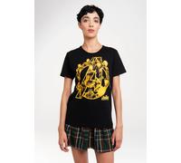 T-Shirt LOGOSHIRT "Marvel - Avengers - Infinity War", Damen, Gr. M, schwarz, 100% Baumwolle, unifarben, normal, Rundhals, Shirts T-Shirt, mit lizenziertem Superhelden-Print (59998737-M) schwarz