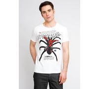 T-Shirt LOGOSHIRT "Marvel Comics", Herren, Gr. M, weiß (altweiß), 100% Baumwolle, bedruckt, normal, Rundhals, Shirts T-Shirt, mit lizenziertem Originaldesign (20885537-M) altweiß